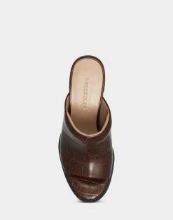 Best Sale ⌛ Aerosoles 👩 Women's 🩴 Sandal In Brown Brown Croco ✔️ -Women's Shoes Sales Store unnamed file 1030