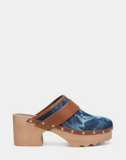 Brand new ⌛ Aerosoles 👩 Women's Clog In Blue Blue Denim 🎉