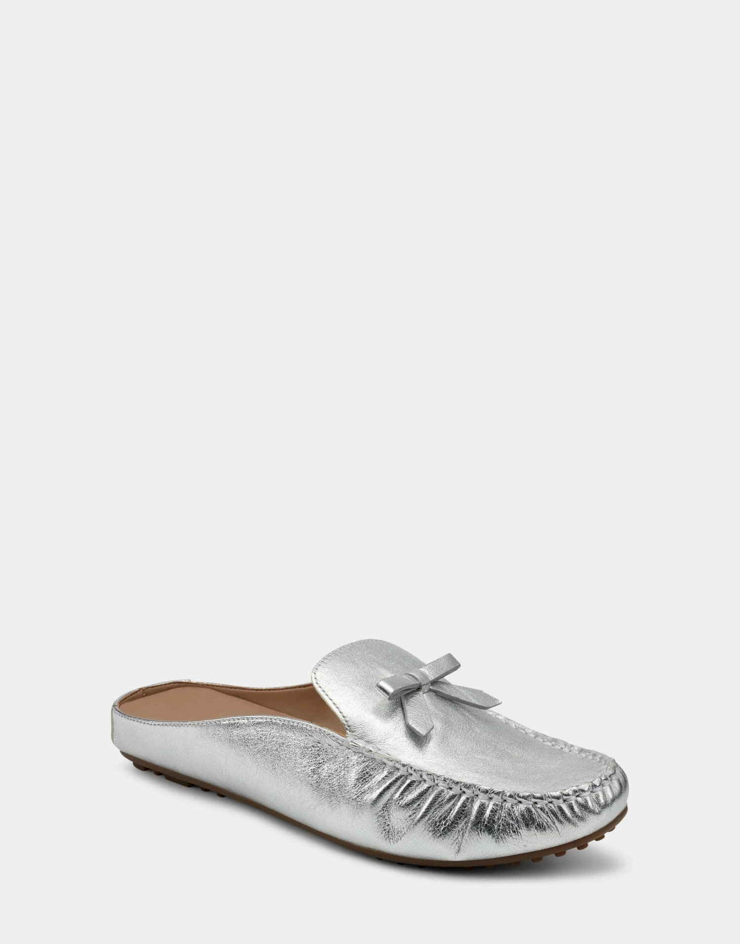 Deals ๐ Aerosoles ๐ฉ Women's Mule In Silver Silver Metallic Leather ๐งจ 2 Deals ๐ Aerosoles ๐ฉ Women's Mule In Silver Silver Metallic Leather ๐งจ - Image 2