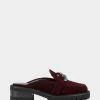 Top 10 🔥 Aerosoles 👩 Women's Mule In Burgundy Bordeaux Velvet 🔔