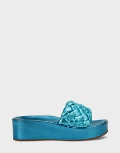 Buy ๐คฉ Aerosoles Aware ๐ฉ Women's ๐ฉด Sandal In Blue Blue Metallic ๐