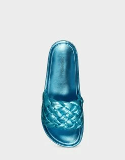 Buy 🤩 Aerosoles Aware 👩 Women's 🩴 Sandal In Blue Blue Metallic 👍 -Women's Shoes Sales Store unnamed file 1122