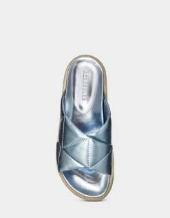 Best deal 🌟 Aerosoles 👩 Women's 🩴 Sandal In Blue Blue Metallic 👏 -Women's Shoes Sales Store unnamed file 1170