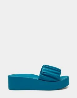 Cheapest ๐ Aerosoles Aware ๐ฉ Women's ๐ฉด Sandal In Blue Blue โค๏ธ