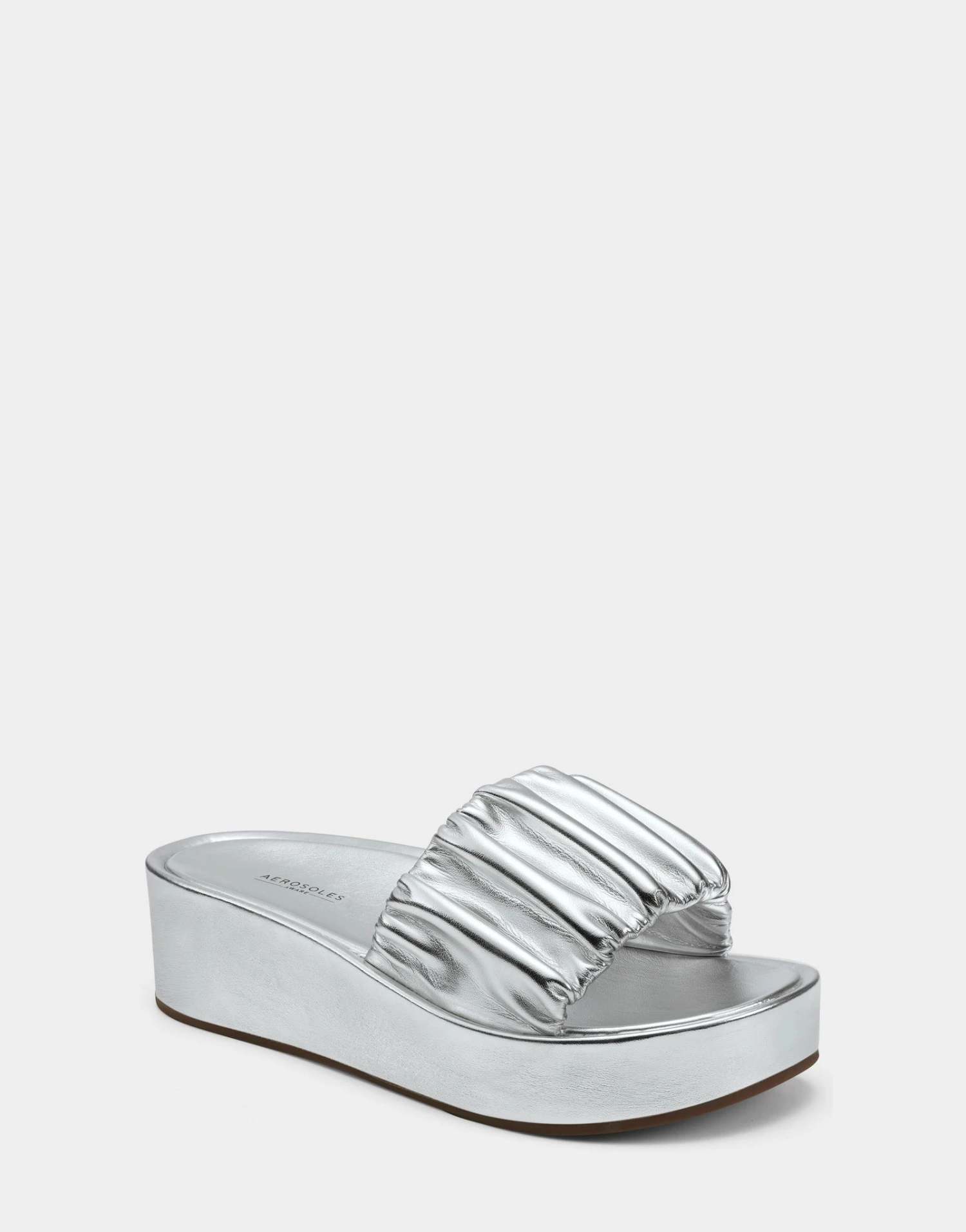 Best Sale ๐ Aerosoles Aware ๐ฉ Women's ๐ฉด Sandal In Silver Silver Metallic ๐ 2 Best Sale ๐ Aerosoles Aware ๐ฉ Women's ๐ฉด Sandal In Silver Silver Metallic ๐ - Image 2