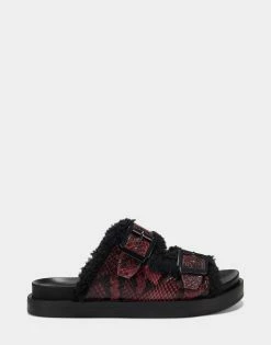 Buy โจ Aerosoles ๐ฉ Women's ๐ฉด Sandal In Red Red Snake ๐