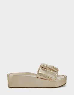Discount ๐ Aerosoles Aware ๐ฉ Women's ๐ฉด Sandal In Gold Soft Gold ๐