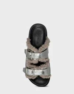 New 🧨 Aerosoles 👩 Women's 🩴 Sandal In Silver Silver Combo 🎁 -Women's Shoes Sales Store unnamed file 1404