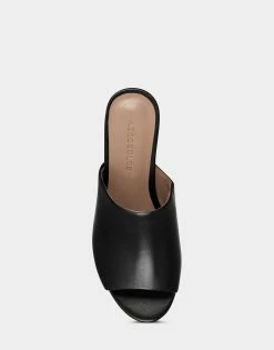 Best deal 👏 Aerosoles 👩 Women's 🩴 Sandal In Black Black Leather 😀 -Women's Shoes Sales Store unnamed file 1431