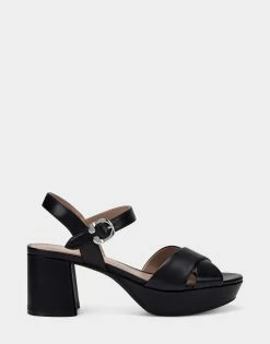 Deals โ๏ธ Aerosoles ๐ฉ Women's ๐ฉด Sandal In Black Black Leather ๐
