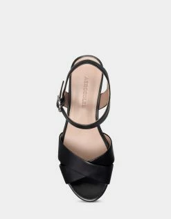 Deals ✔️ Aerosoles 👩 Women's 🩴 Sandal In Black Black Leather 🎁 -Women's Shoes Sales Store unnamed file 1435