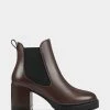 Coupon 💯 Aerosoles 👩 Women's Ankle Boot In Brown Brown Leather ⌛