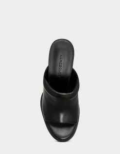 Best deal 💯 Aerosoles 👩 Women's 🩴 Sandal In Black Black Leather 😀 -Women's Shoes Sales Store unnamed file 1475