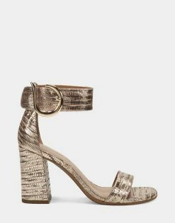 Budget ๐ฏ Aerosoles ๐ฉ Women's ๐ฉด Sandal In Gold Gold Metallic Leather ๐