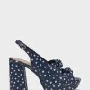 Deals 🔥 Aerosoles Aware 👩 Women's 🩴 Sandal In Navy Navy Polka Dot 🔔