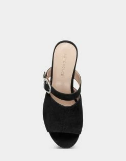 Budget 😀 Aerosoles 👩 Women's 🩴 Sandal In Black Black Suede 🎉 -Women's Shoes Sales Store unnamed file 1583