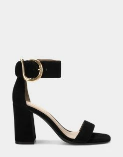 New 😀 Aerosoles 👩 Women's 🩴 Sandal In Black Black Suede ✨