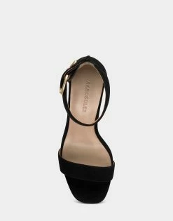 New 😀 Aerosoles 👩 Women's 🩴 Sandal In Black Black Suede ✨ -Women's Shoes Sales Store unnamed file 1591
