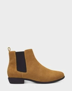 Deals ⭐ Aerosoles 👩 Women's Ankle Boot In Dark Tan Dark Wheat Suede 👍
