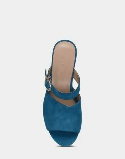 Best Pirce 🔔 Aerosoles 👩 Women's 🩴 Sandal In Blue Indigo Suede 😉 -Women's Shoes Sales Store unnamed file 1619
