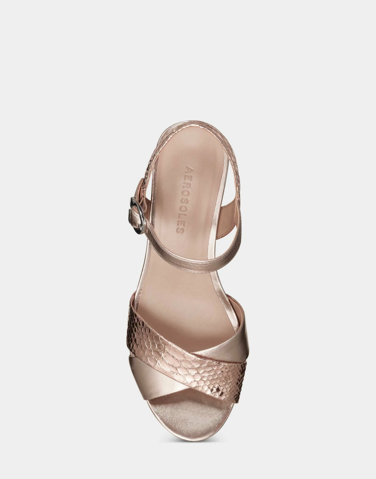 Outlet 🔔 Aerosoles 👩 Women's 🩴 Sandal In Rose Gold Rose Gold Leather 👏 3 Outlet 🔔 Aerosoles 👩 Women's 🩴 Sandal In Rose Gold Rose Gold Leather 👏 - Image 3