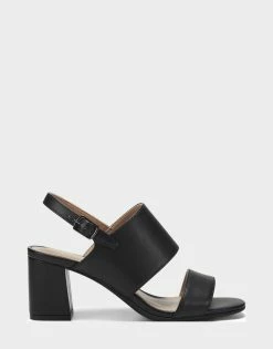 Best Pirce 🔔 Aerosoles 👩 Women's 🩴 Sandal In Black Black Faux Leather 🎉