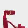 Discount 🛒 Aerosoles 👩 Women's 🩴 Sandal In Red Red Suede 🥰