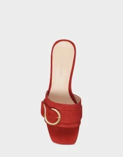 Cheap 🔔 Aerosoles 👩 Women's 🩴 Sandal In Red Red Suede ⌛ -Women's Shoes Sales Store unnamed file 1671