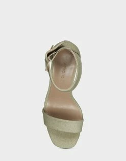 Best Sale ⌛ Aerosoles 👩 Women's 🩴 Sandal In Gold Gold Fabric ✨ -Women's Shoes Sales Store unnamed file 1683