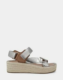 Wholesale 🎉 Aerosoles Aware 👩 Women's 🩴 Sandal In Silver Silver Metallic 🎉