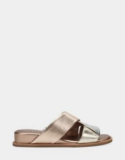 Best Sale ๐ Aerosoles ๐ฉ Women's ๐ฉด Sandal In Metallic Metallic Combo Leather ๐