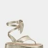 Coupon ✨ Aerosoles 👩 Women's 🩴 Sandal In Gold Soft Gold Leather ✔️
