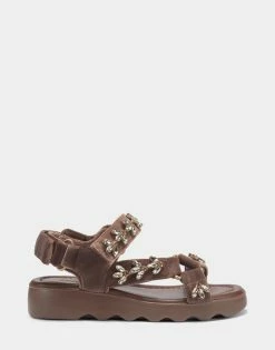 Buy ๐งจ Aerosoles ๐ฉ Women's ๐ฉด Sandal In Taupe Taupe Velvet ๐