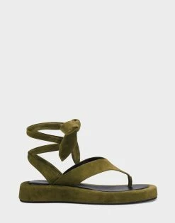 Deals 🎁 Aerosoles 👩 Women's 🩴 Sandal In Olive Olive ⌛