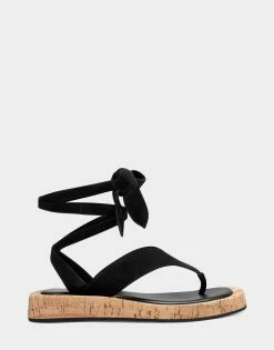 Brand new ❤️ Aerosoles 👩 Women's 🩴 Sandal In Black Black Suede ✔️