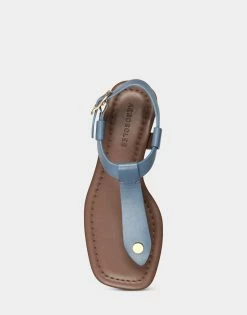 Top 10 🎉 Aerosoles 👩 Women's 🩴 Sandal In Blue Mid Blue Leather 🎁 -Women's Shoes Sales Store unnamed file 1897