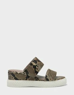 Coupon 🎁 Aerosoles 👩 Women's 🩴 Sandal In Snake Print Snake Embossed Leather ✔️