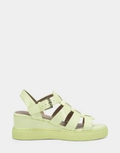 Buy 🥰 Aerosoles Aware 👩 Women's 🩴 Sandal In Yellow Lemon Ice 🧨