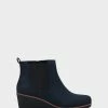 Coupon 🌟 Aerosoles 👩 Women's Ankle Boot In Navy Navy Faux Suede ❤️