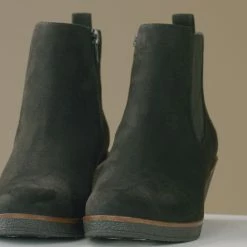 Best Sale 👏 Aerosoles 👩 Women's Ankle Boot In Brown Brown Faux Suede ❤️ -Women's Shoes Sales Store unnamed file 219