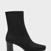 Outlet ⭐ Aerosoles 👩 Women's Ankle Boot In Black Black Faux Suede ❤️