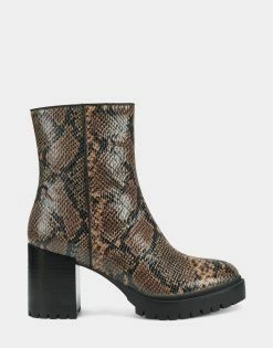 Buy 🎉 Aerosoles 👩 Women's Ankle Boot In Brown Brown Snake ✔️