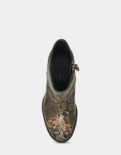 Buy 🎉 Aerosoles 👩 Women's Ankle Boot In Brown Brown Snake ✔️ -Women's Shoes Sales Store unnamed file 317