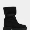Deals 😍 Aerosoles 👩 Women's Midcalf Boot In Black Black Suede 🔔