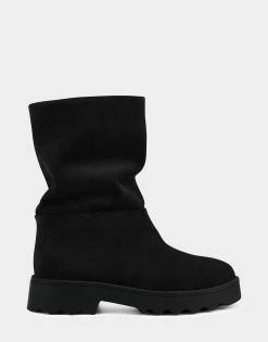 Deals 😍 Aerosoles 👩 Women's Midcalf Boot In Black Black Suede 🔔