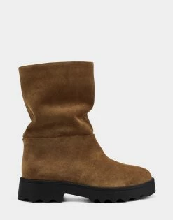 New ✨ Aerosoles 👩 Women's Midcalf Boot In Brown Brown Suede 🔥