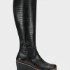 Flash Sale ✔️ Aerosoles 👩 Women's Tall Boot In Black Black Croco 😉