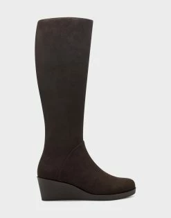 Deals 🛒 Aerosoles 👩 Women's Tall Boot In Brown Brown Faux Suede 💯