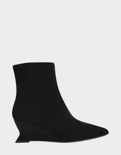 Deals 🔥 Aerosoles 👩 Women's Ankle Boot In Black Black Suede 🎉