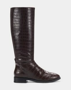 Buy ๐ Aerosoles ๐ฉ Women's Tall Boot In Brown Brown Croco โญ